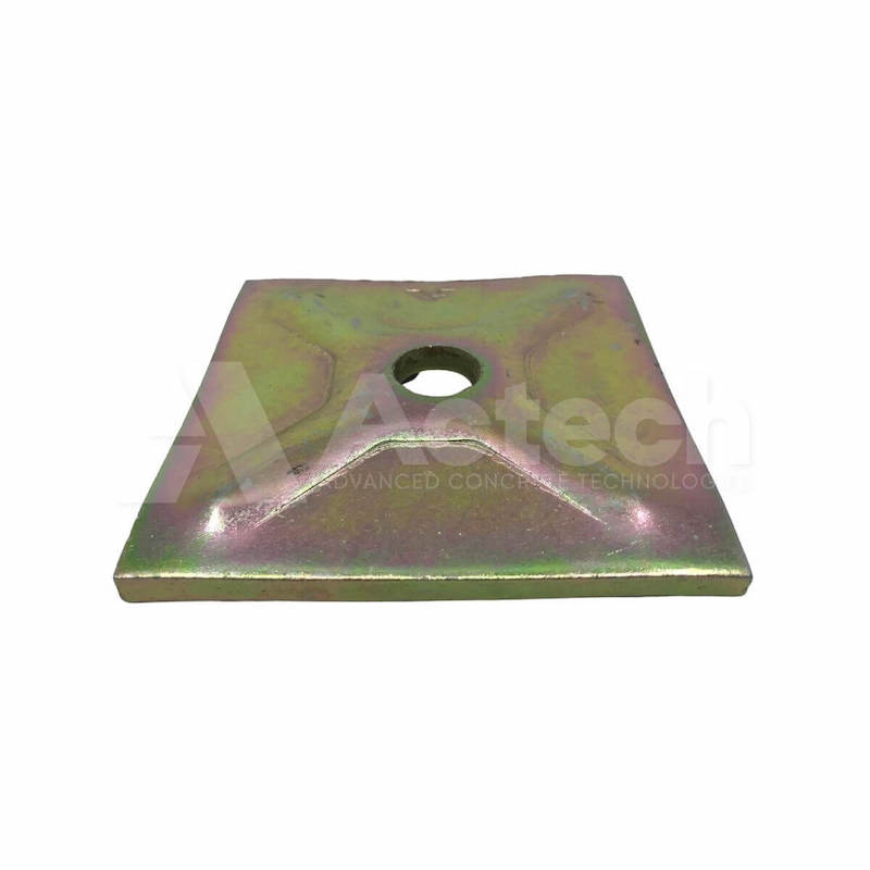 Z-BAR FLANGE PLATE-ZINC CUPPED M16